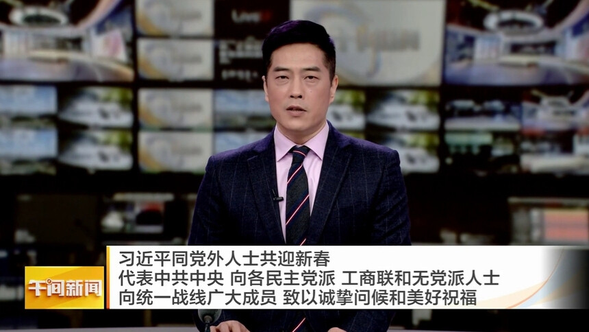 习近平同党外人士共迎新春