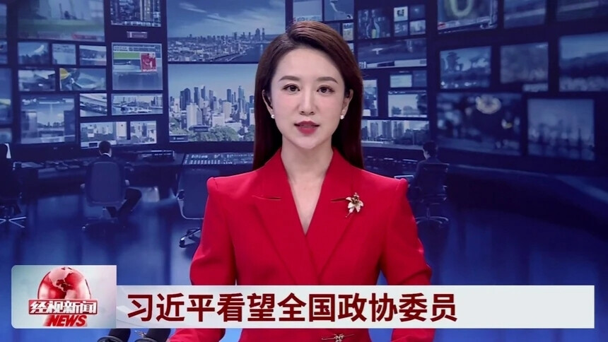 习近平看望全国政协委员