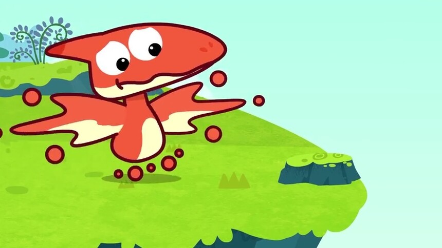 宝宝巴士启蒙音乐剧之恐龙世界第二季第6集小翼龙学飞翔