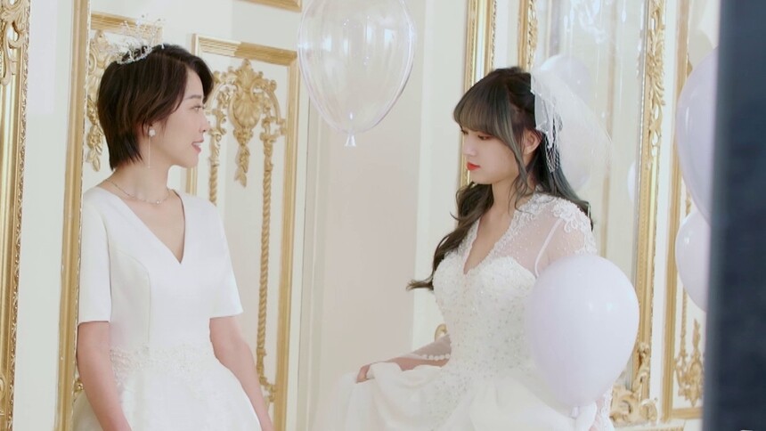 程潇沈妍婚纱照闺蜜照-综艺-热门节目大全-芒果tv
