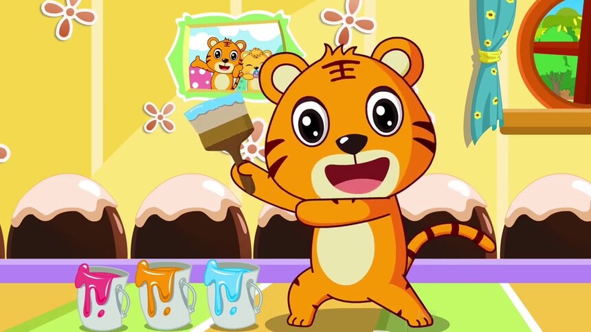 贝乐虎儿歌第6集我是一个粉刷匠