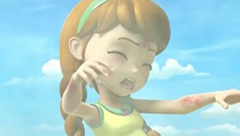 沙木替小伙伴挡石头受重伤！