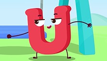 字母U