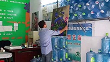 送水工刘如龙的油画梦