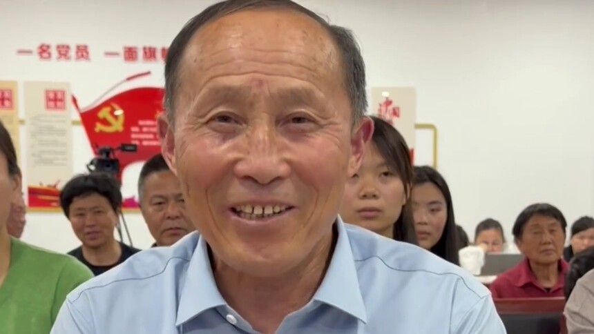 航天员朱杨柱父亲：相信儿子作为指令长能圆满完成任务