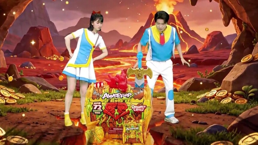 玩具拆拆乐之蛋宝乐·惊喜小子--火焰龙