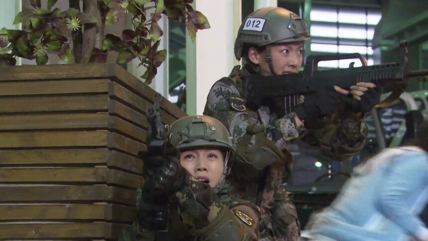 女兵商场模拟作战失败