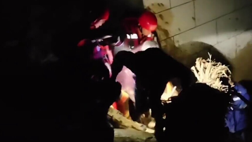 一家三口劫后余生 给消防员送来锦旗